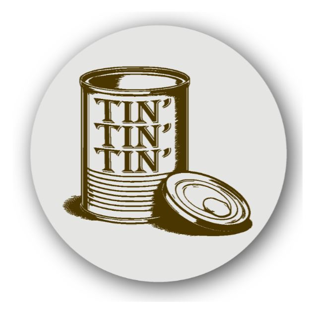 Tin Tin Tin (Yorkshire: It isn't in the Tin) - Fridge Magnet