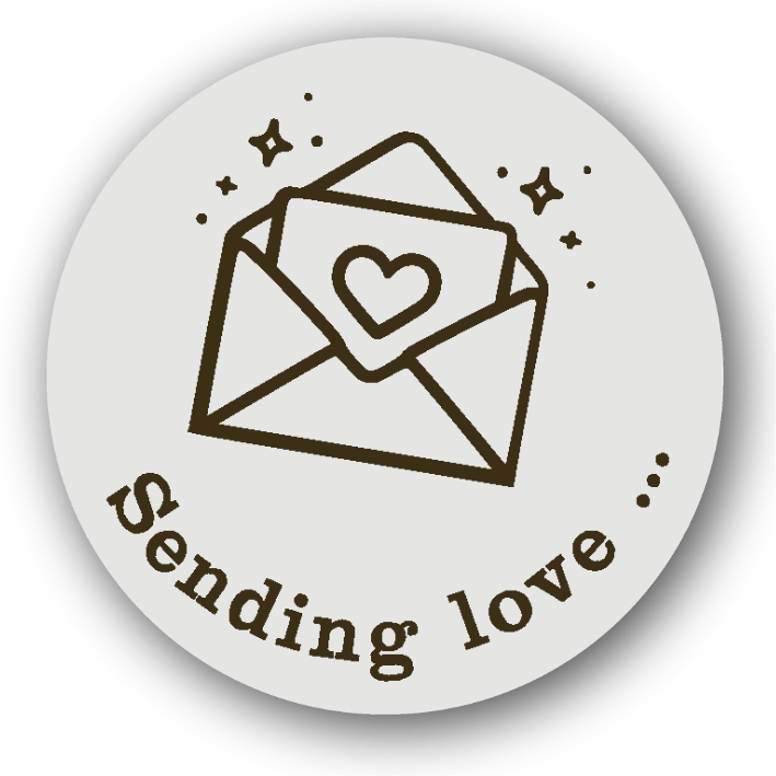 Sending Love  - Fridge Magnet