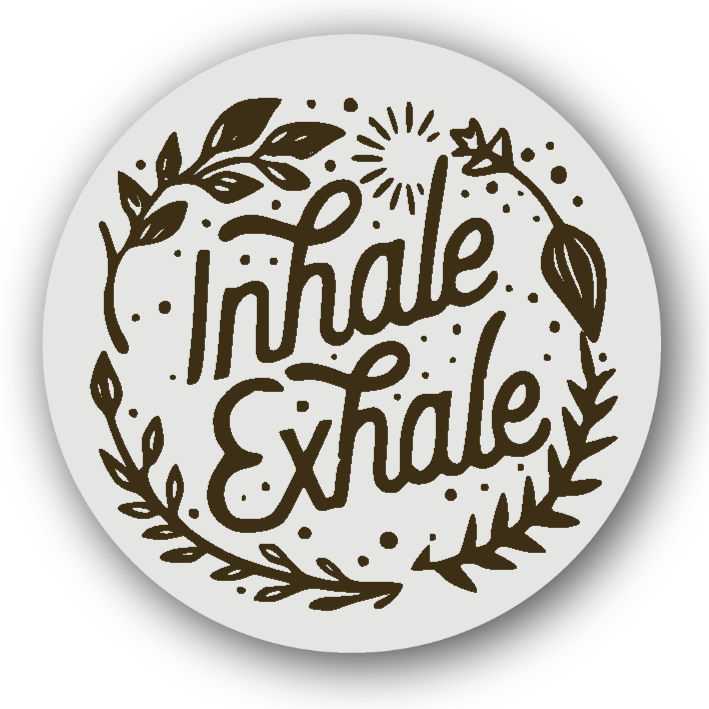 Inhale Exhale - Fridge Magnet