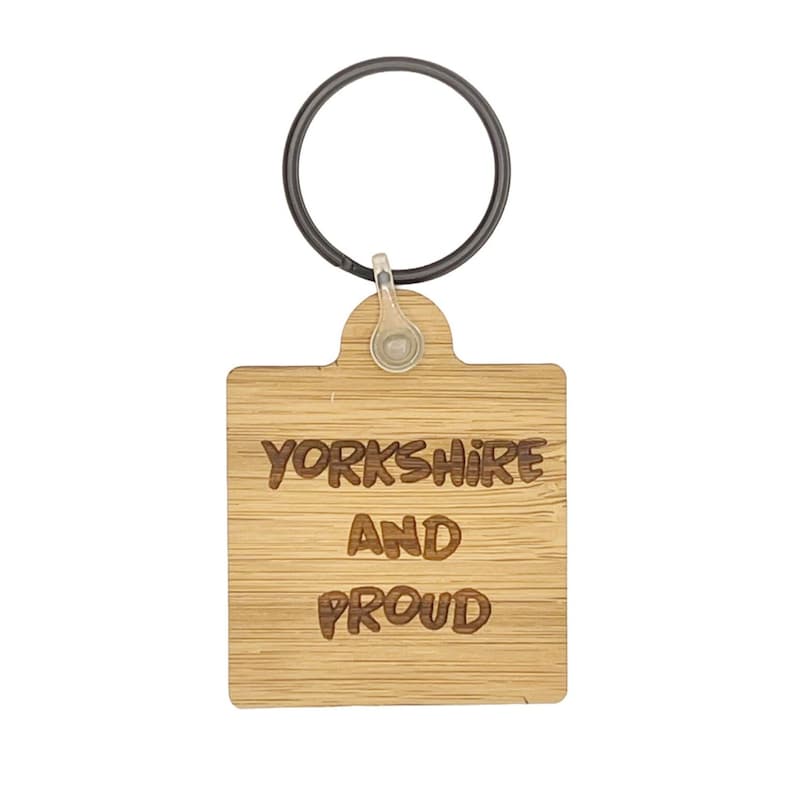 Yorkshire and Proud Keyring
